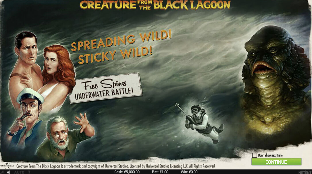 Creature From The Black Lagoon Slot Netent Review Rtp