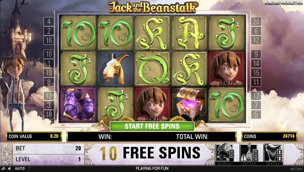 Jack And The Beanstalk Online Slot