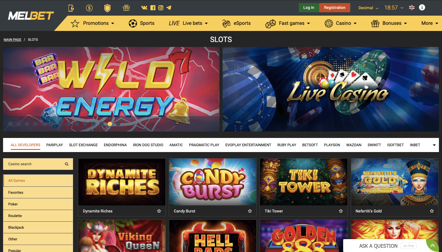 melbet официальный сайт casino